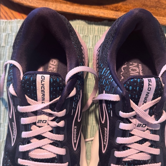 Brooks Glycerin 20 Peacoat Ocean Pastel Lilac Road-Running Sneakers Women’s 7.5 - Picture 5 of 6